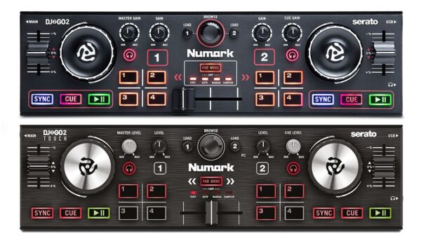 Numark DJ2GO2 TOUCH Numark DJ2GO2 Touch Pocket DJ Controller สามารถเชื่อมต่อโปรแกรม DJay App ใน iPhone / iPad ระบบ iOS 11.2 ขึ้นไป ขนาดเล็กกระทัดรัด พกพาสะดวกไม่เปลืองพื้นที่ในกระเป๋า ประเภทสินค้า/ชนิด : DJ Controller ข้อดี น้ำหนักเบา ขนาดเล็ก พกพาสะดวกสบาย มีซาวด์การ์ดในตัวและโหลดฟรีซอฟต์แวร์ Serato DJ Lite ข้อสังเกต ข้อกำหนดของอุปกรณ์ Mac Mac OS X 10.11, Mac OS Sierra 10.12, Mac OS High Sierra 10.13 Windows Windows 7, Windows 8.1, Windows 10 Processor Minimum Requirement: i3, i5 or i7 1.07Ghz Ram Minimum Requirement: 4 GB