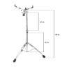 ขาตั้งสแนร์ Concert Snare Stand MS-25-NEW (แบบสูง)